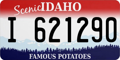 ID license plate I621290