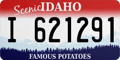 ID license plate I621291