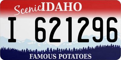 ID license plate I621296