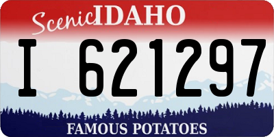 ID license plate I621297