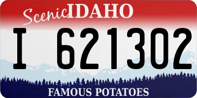 ID license plate I621302