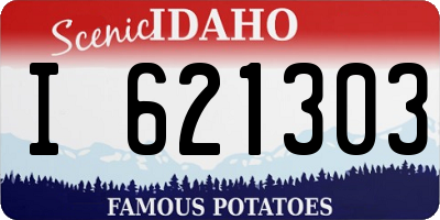 ID license plate I621303