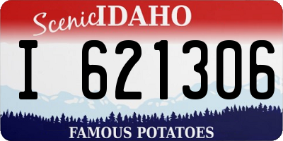 ID license plate I621306