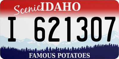 ID license plate I621307