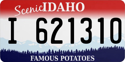 ID license plate I621310