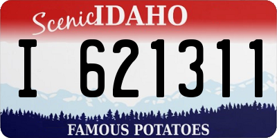 ID license plate I621311