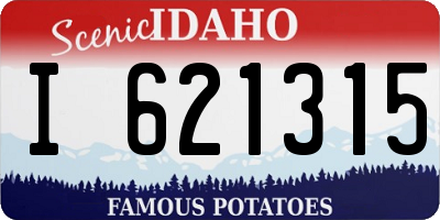 ID license plate I621315