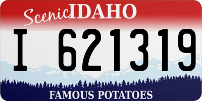 ID license plate I621319