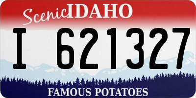 ID license plate I621327