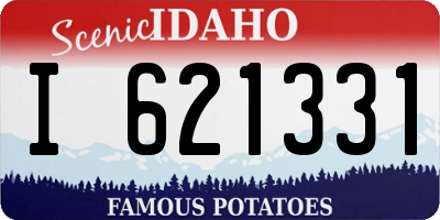 ID license plate I621331