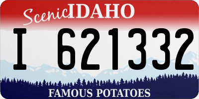 ID license plate I621332