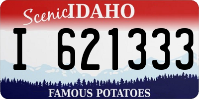 ID license plate I621333