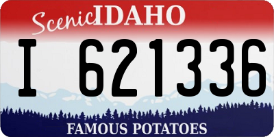 ID license plate I621336