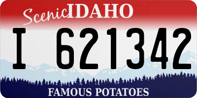 ID license plate I621342