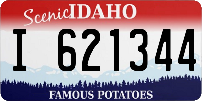 ID license plate I621344