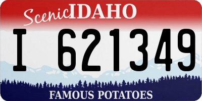 ID license plate I621349