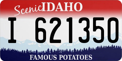 ID license plate I621350