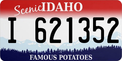 ID license plate I621352