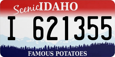 ID license plate I621355