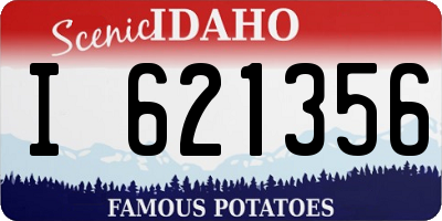 ID license plate I621356