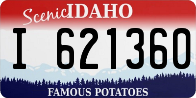 ID license plate I621360