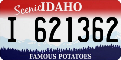 ID license plate I621362