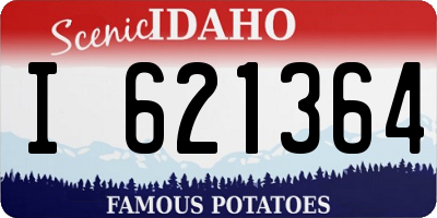 ID license plate I621364
