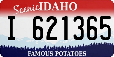 ID license plate I621365