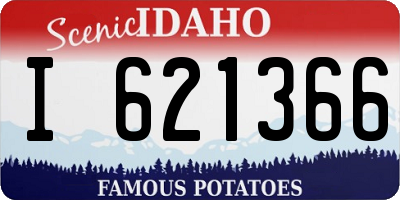 ID license plate I621366