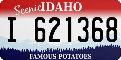 ID license plate I621368