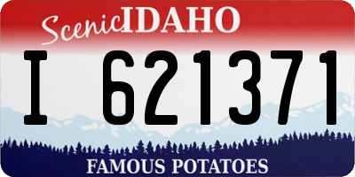 ID license plate I621371