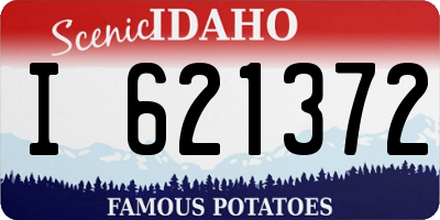 ID license plate I621372