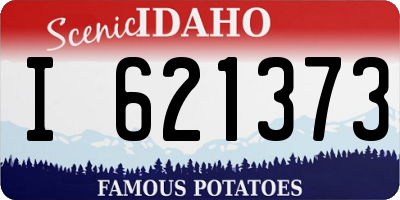 ID license plate I621373