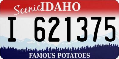 ID license plate I621375