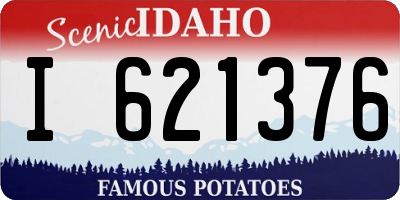 ID license plate I621376