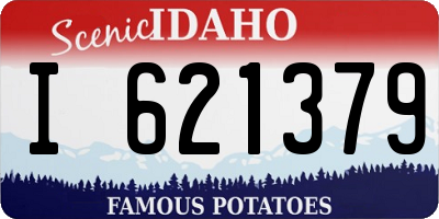 ID license plate I621379