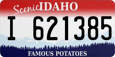 ID license plate I621385