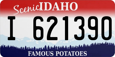 ID license plate I621390