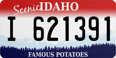 ID license plate I621391