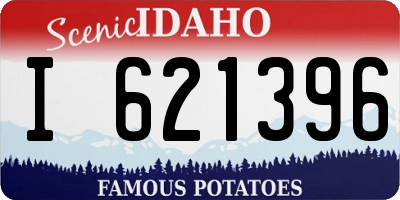 ID license plate I621396