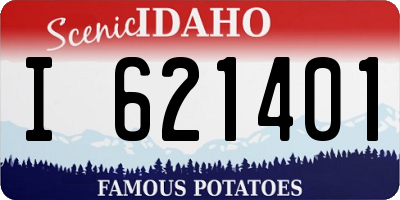 ID license plate I621401
