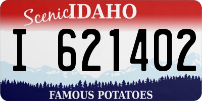 ID license plate I621402