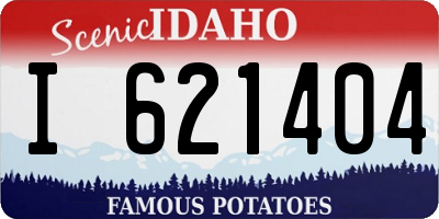 ID license plate I621404