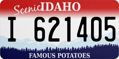 ID license plate I621405
