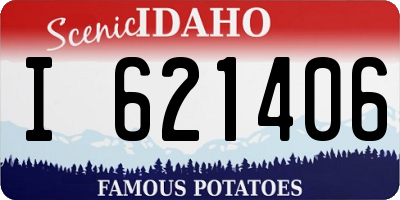 ID license plate I621406