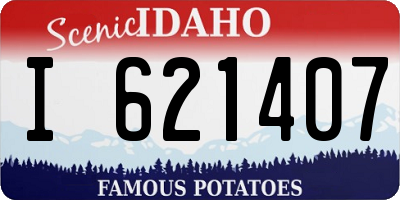 ID license plate I621407
