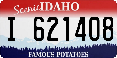 ID license plate I621408