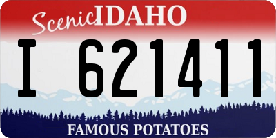 ID license plate I621411