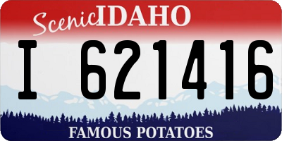 ID license plate I621416