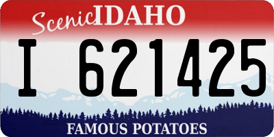 ID license plate I621425